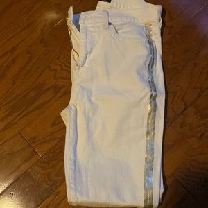 High waist ankle skinny jeans